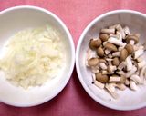 A picture of step 1 of Pasta Genova with Cream Sauce.