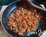 A picture of step 2 of Sumac Khagina for Breakfast.