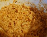 A picture of step 3 of Buffalo Chicken Lettuce Wraps with Ranch Carrot Relish.