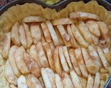 Foto del paso 7 de la receta: 🍎🇺🇾Tarta de manzanas con crumble de frutos secos y pasas