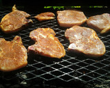 A picture of step 1 of grilled pork chops with guava glaze.