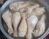 Foto del paso 1 de la receta Jamoncitos de pollo en salsa de Almendras