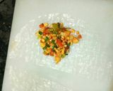 A picture of step 12 of Vegetable paneer rice samosa.