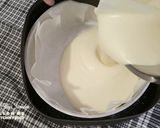 A picture of step 7 of Chocolate Blueberry Cheesecake in AIRFRYER.