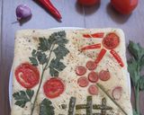 Foto langkah ke 9 dari resep Focaccia Garden.