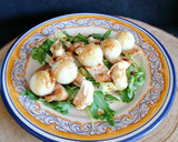 Foto del paso 9 de la receta: Ensalada de pollo con melón y queso de cabra