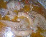 A picture of step 3 of Offals pepper soup.