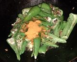 A picture of step 2 of Rajsthani Dahi Mirch.