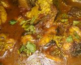 A picture of step 1 of Rui macher jhol / Rohu fish curry.