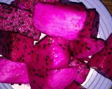 Foto langkah ke 1 dari resep Minuman JSR Smoothie Tempe Buah Naga.
