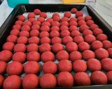 Foto langkah ke 4 dari resep Crumbl red velvet ball cookies.