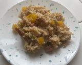 A picture of step 7 of Leftover Ham Fried Rice.