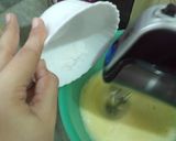 A picture of step 2 of Basic vanilla sponge.