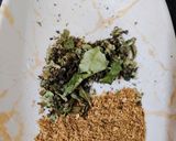A picture of step 2 of Chana koliwada.