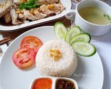 Foto langkah ke 6 dari resep Ayam Hainan/ Rebus/ Pek Cam Kee.