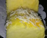 Foto langkah ke 5 dari resep Almond Cotton Cheese Cake 🍰.