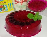 Foto langkah ke 4 dari resep Puding buah naga.