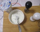 Fokhagymás - kapros mártogatós 🧄🌿 recept fázis 2 fotója
