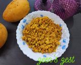 A picture of step 2 of Mango Kalakand with Split Milk.