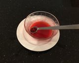 A picture of step 8 of Strawberry Cream Brownie Sqares.