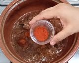 A picture of step 7 of Dahi Gosht(yoghurt Curry).