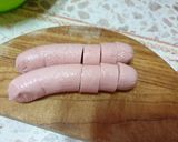 Pas rețetă "Medusa al pomodoro" - spaghette cu crenvurșt în sos de roșii 1 fotografie