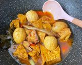 Foto langkah ke 4 dari resep Semur Tahu Telur.