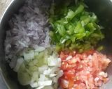 A picture of step 3 of Veggie mayo rolls.