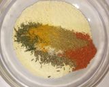 A picture of step 3 of Alu pakoray.
