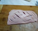 Sáfrányos birsalmával töltött kacsamell recept fázis 2 fotója