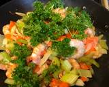 Stir Fried Shrimp and Veggies Pasta recipe step 6 photo