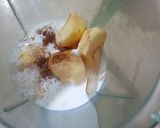 A picture of step 2 of Apple Milk Shake.