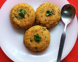 A picture of step 4 of Vegetable Upma.