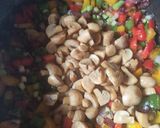 A picture of step 4 of Chilli Mushroom Pasta.