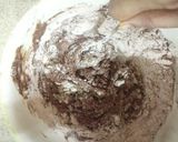 A picture of step 4 of Walnut Chocolate Brownie without egg.