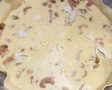 Tarte aux lardons et au bleu étape de la recette 3 photo