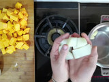 Crema de calabaza y castañas