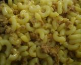 Foto del paso 5 de la receta: Pasta con carne molida de pavo y queso americano