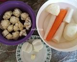 🧡Könnyű, tárkonyos vegyes zöldségleves hús, habarás, rántás nélkül - Jucus módra🧡 recept fázis 1 fotója