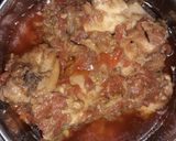 A picture of step 4 of Chicken beryani.
