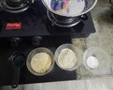 A picture of step 2 of Kaju truffle.