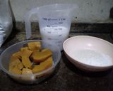 Foto langkah ke 1 dari resep Talam labu kuning lumer.