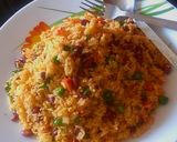 A picture of step 5 of Maxican Rice.