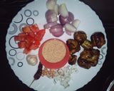 A picture of step 2 of Baghara Baingan.