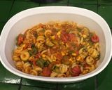 Foto del paso 2 de la receta: Pasta con calabacitas y elote