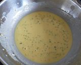 A picture of step 1 of Khandvi.