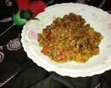 A picture of step 8 of Bhindi ki sabzi.