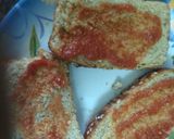 A picture of step 2 of Homemade multigrain bread sooji pizza.