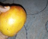 A picture of step 1 of Mango juice.