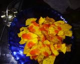 A picture of step 2 of Potatoes and sweet potatoes crisps.